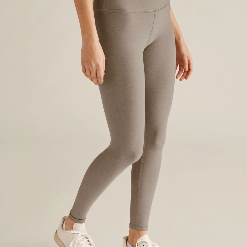 Beyond Yoga Spacedye Caught In The Midi High Waisted Legging in Birch Heather